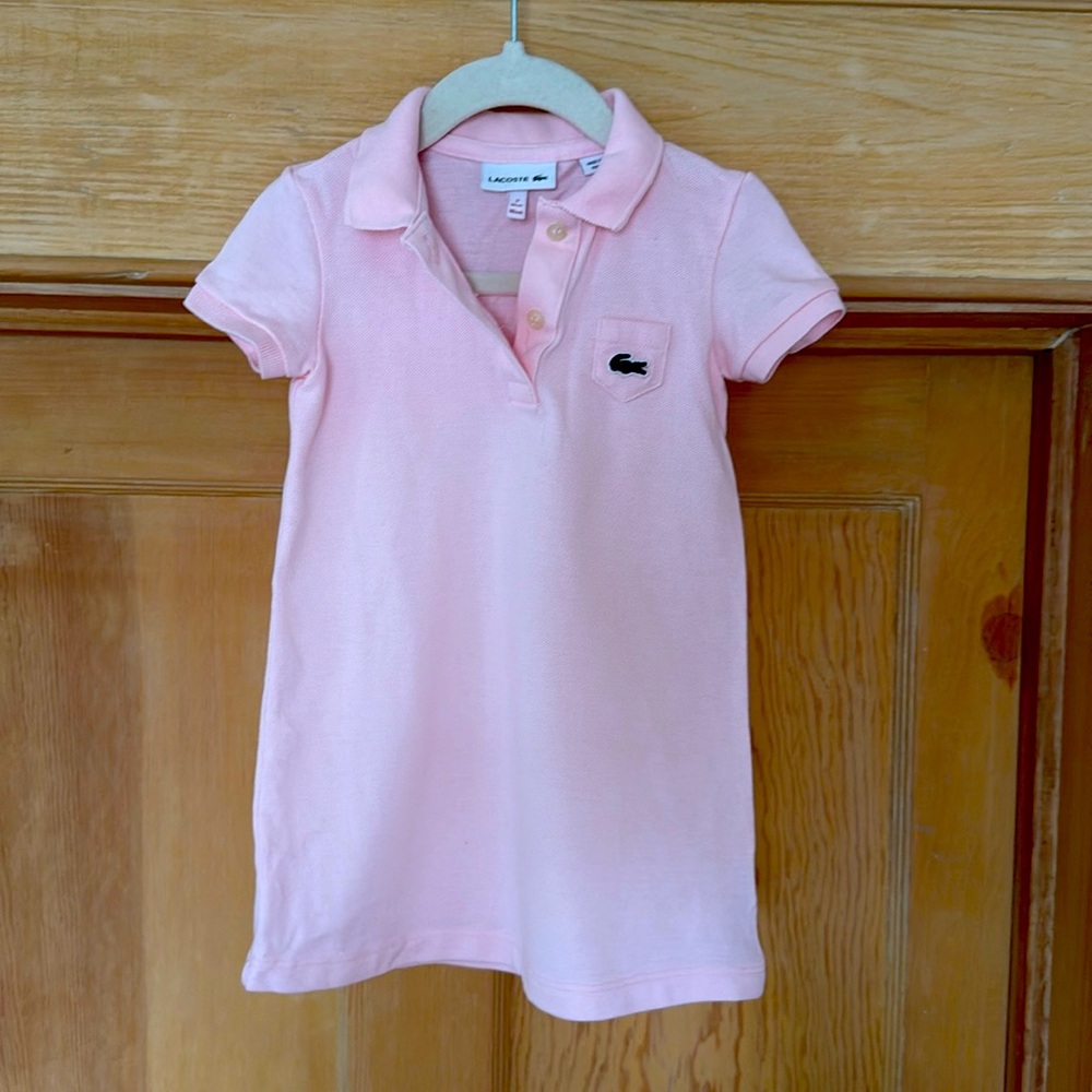 Lacoste polo dress - pale salmon